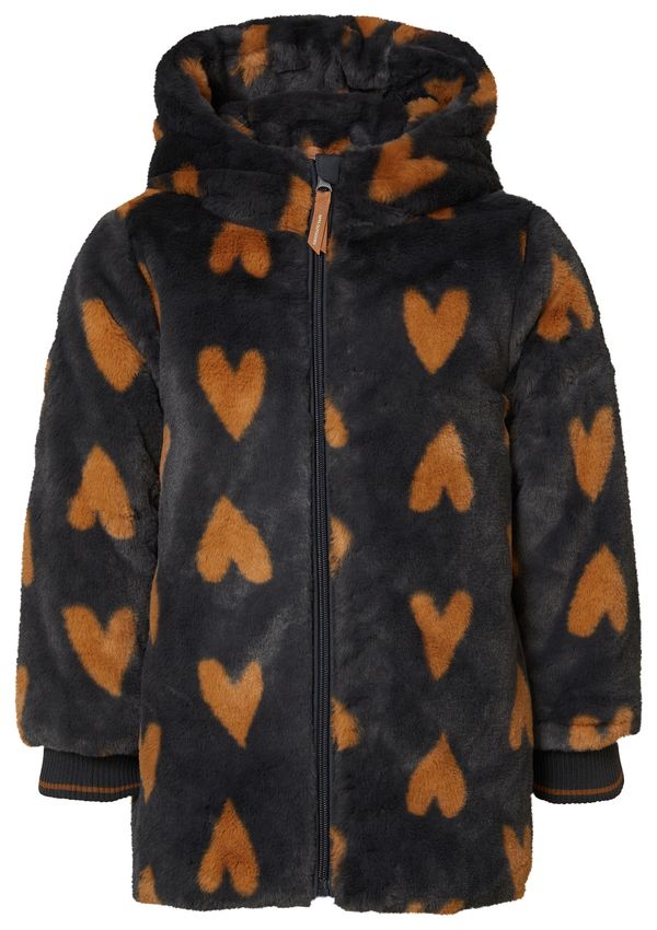 Noppies Noppies Зимно яке 'Alva'  коняк / антрацитно черно