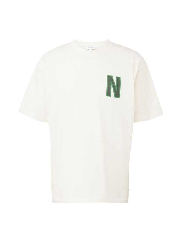 NORSE PROJECTS NORSE PROJECTS Тениска 'Simon'  светлозелено / тъмнозелено / бяло