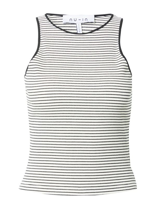 NU-IN NU-IN Топ  черно / бяло