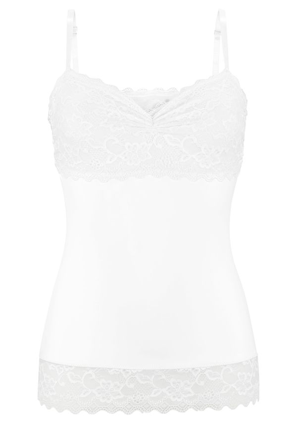 NUANCE NUANCE Оформящ топ  бяло