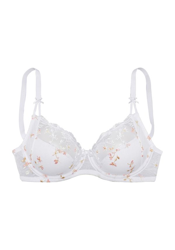 NUANCE NUANCE Сутиен  бежово / бяло