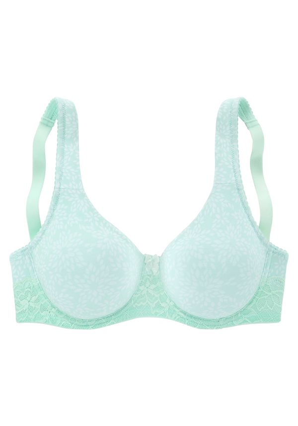 NUANCE NUANCE Сутиен  мента / бяло