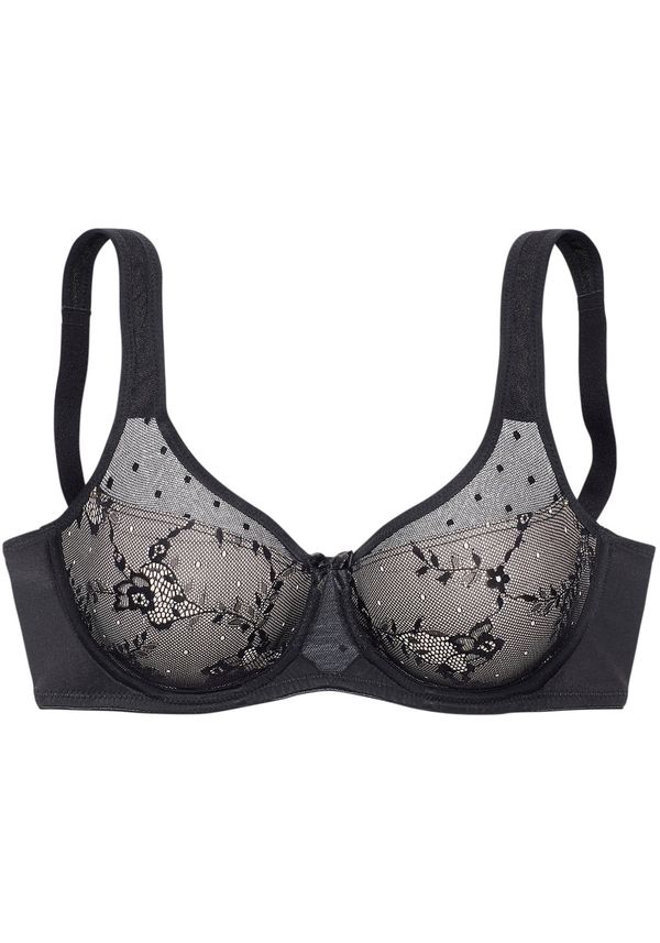 NUANCE NUANCE Сутиен Minimizer  кремаво / черно