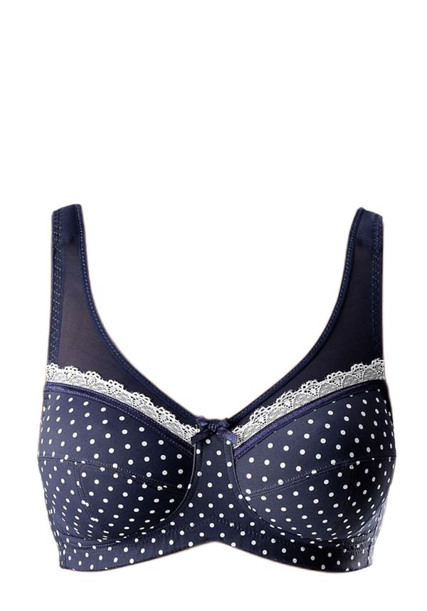 NUANCE NUANCE Сутиен Minimizer  синьо / бяло