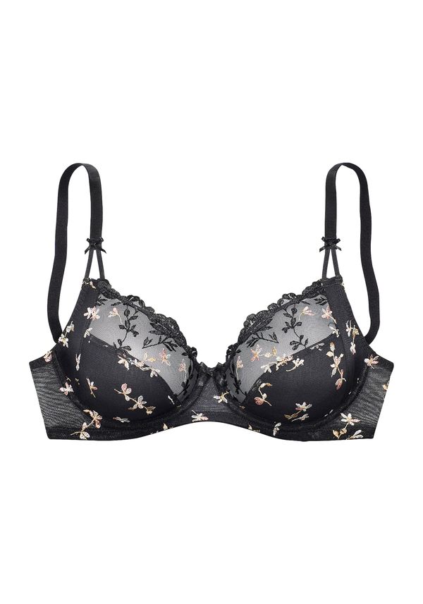 NUANCE NUANCE Сутиен  пъстро / черно