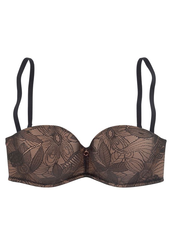 NUANCE NUANCE Сутиен  телесен цвят / черно