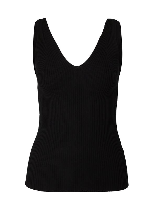 NÜMPH NÜMPH Плетен топ 'CERYS'  черно