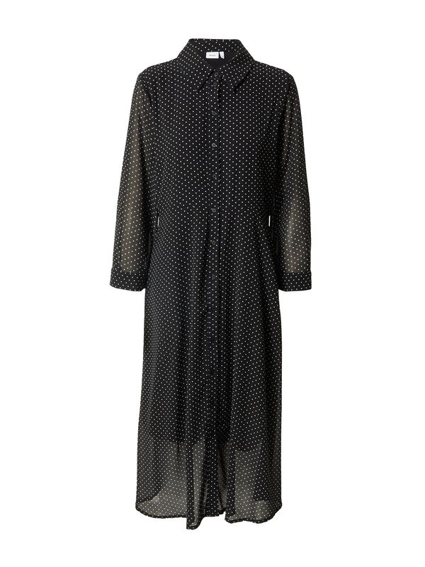 NÜMPH NÜMPH Рокля тип риза 'AMILIA'  черно / бяло