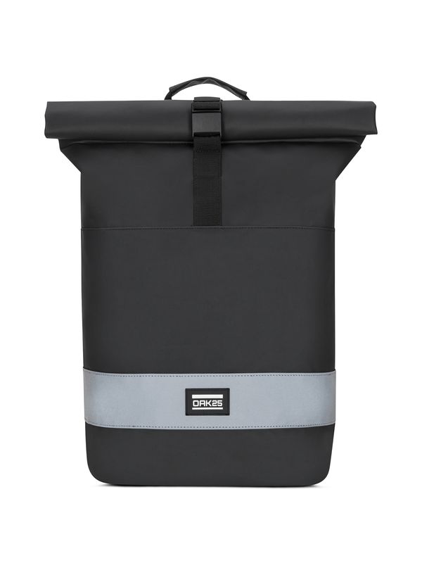 OAK25 OAK25 Раница 'Everyday Rolltop'  сребърно сиво / черно / бяло