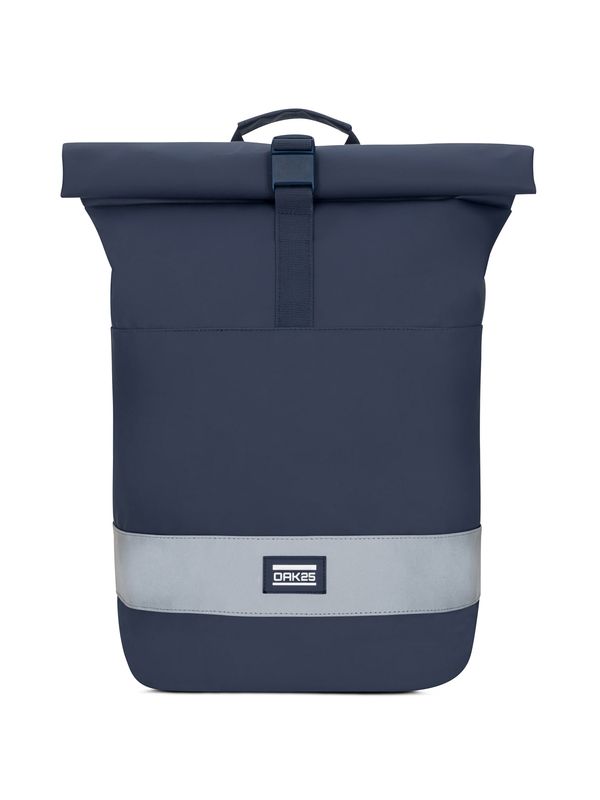 OAK25 OAK25 Раница 'Everyday Rolltop'  тъмносиньо / сребърно сиво / бяло