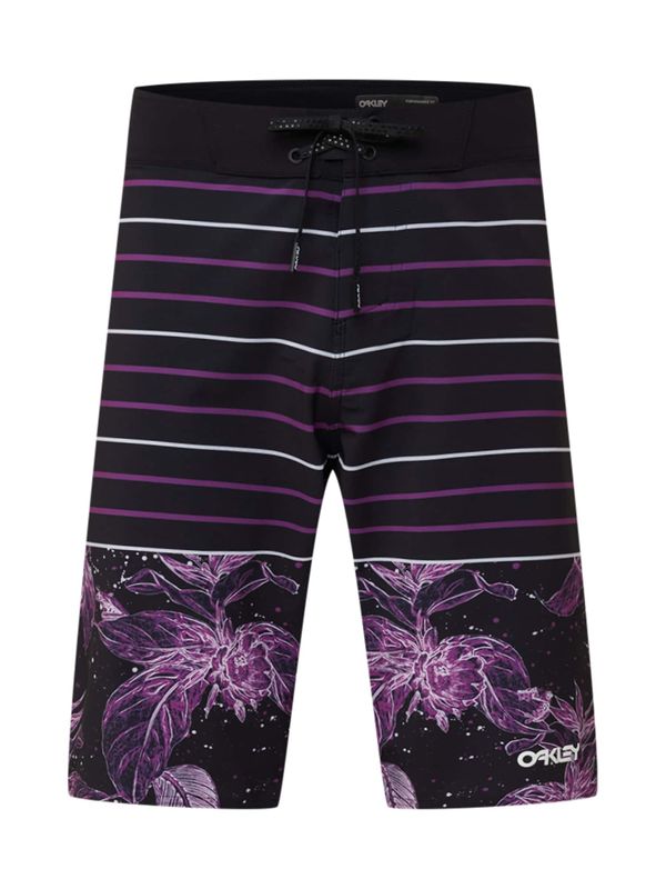 OAKLEY OAKLEY Борд шорти 'Retro Split'  тъмнолилаво / черно / бяло