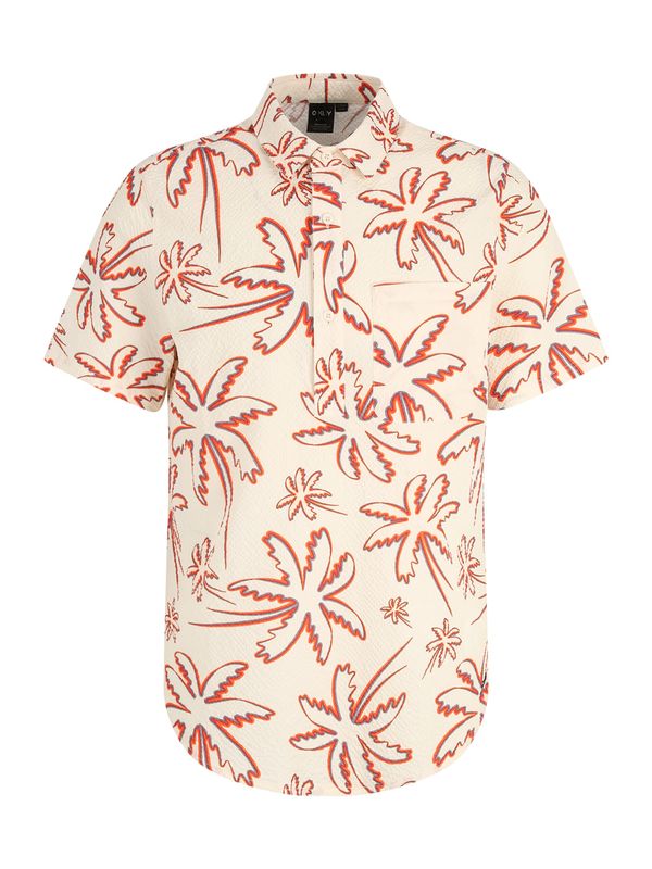 OAKLEY OAKLEY Функционална риза  екрю / опушено синьо / тъмно коралово