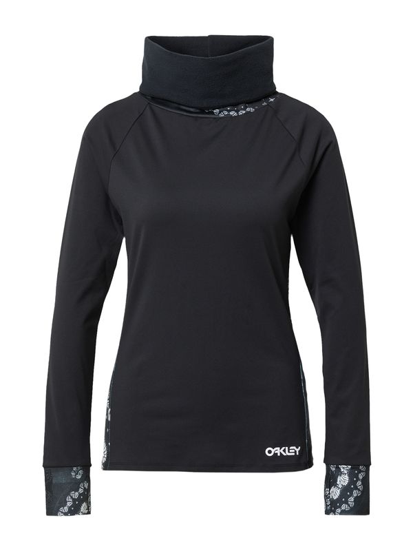 OAKLEY OAKLEY Функционална тениска 'AURORA'  тъмносиво / черно / бяло