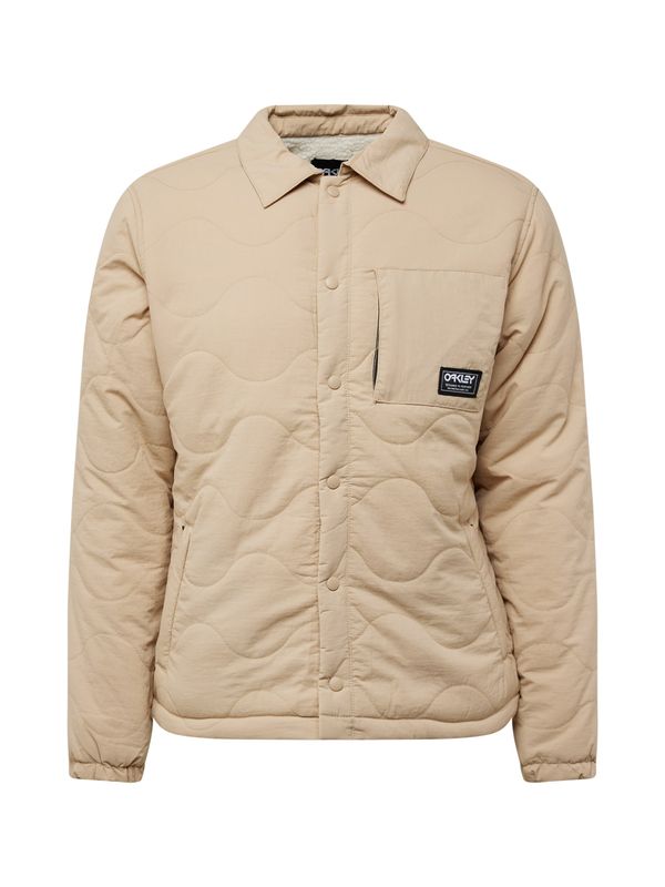 OAKLEY OAKLEY Преходно яке  цвят "пясък" / тъмнобежово