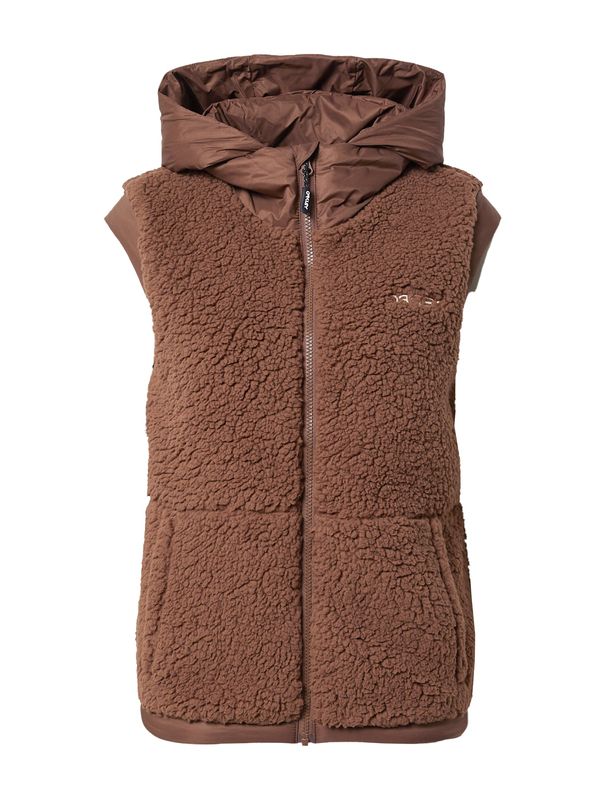 OAKLEY OAKLEY Спортен елек  кестеняво кафяво / бял памук