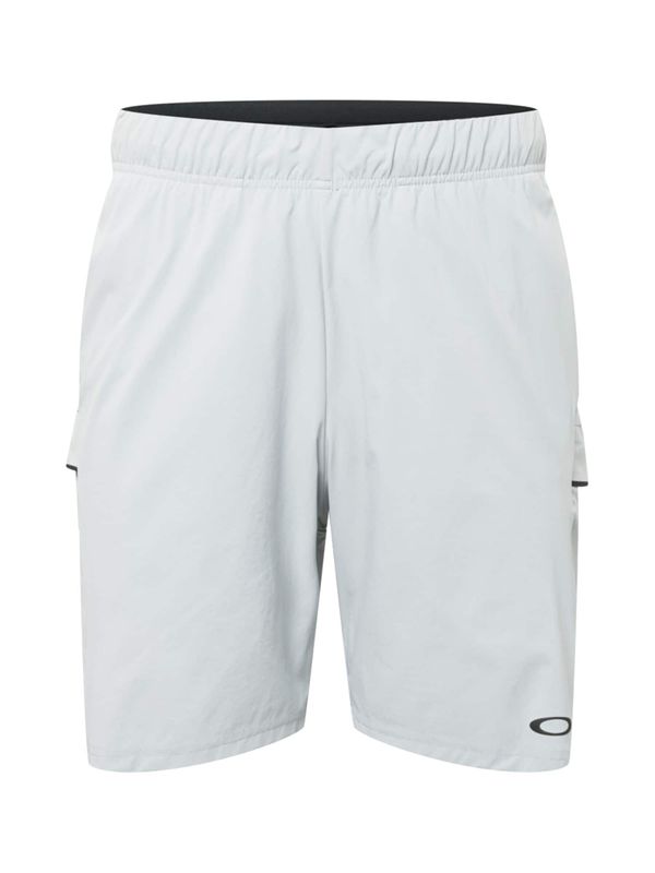 OAKLEY OAKLEY Спортен панталон  антрацитно черно / светлосиво