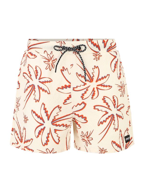 OAKLEY OAKLEY Спортен панталон  цвят "пясък" / сребърно сиво / оранжево / черно