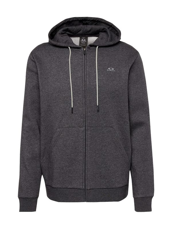 OAKLEY OAKLEY Спортна жилетка с качулка  светлосиво / тъмносиво