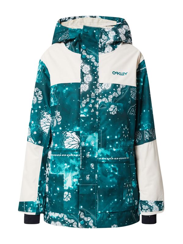 OAKLEY OAKLEY Спортно яке 'AURORA'  нефритено зелено / мръсно бяло