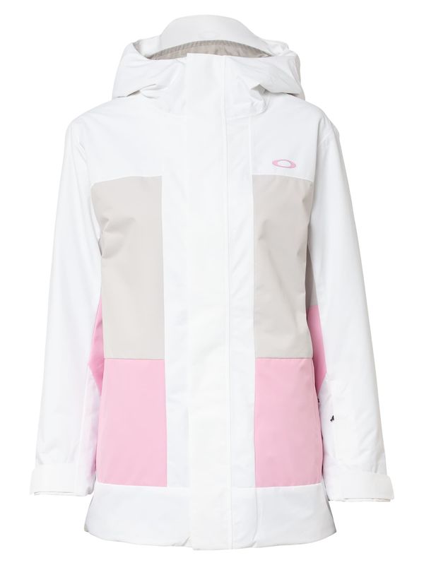 OAKLEY OAKLEY Външно яке 'BEAUFORT'  сиво-бежово / светлорозово / бяло