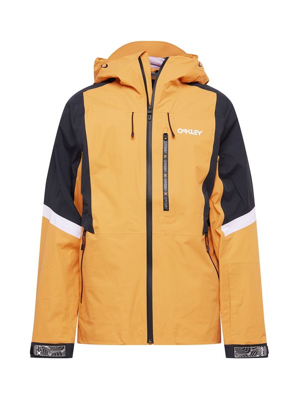 OAKLEY OAKLEY Яке Outdoor 'GUNN SHELL'  жълто / черно / бяло