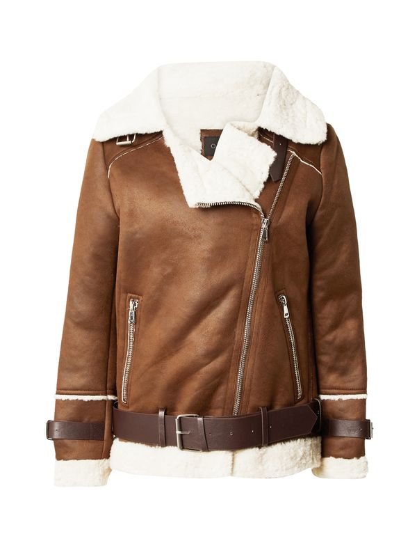 OAKWOOD OAKWOOD Преходно яке 'Community'  кафяво / бяло