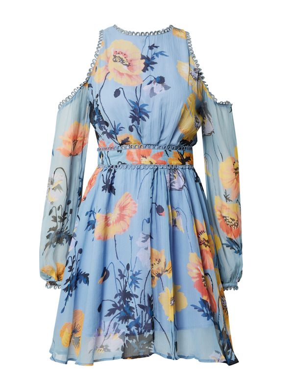 Oasis Oasis Рокля  бежово / светлосиньо / светлооранжево