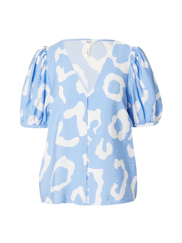 OBJECT OBJECT Блуза 'Jacira'  светлосиньо / бяло