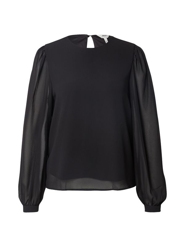 OBJECT OBJECT Блуза 'Mila'  черно