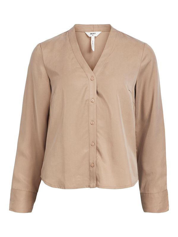 OBJECT OBJECT Блуза 'TILDA'  светлокафяво