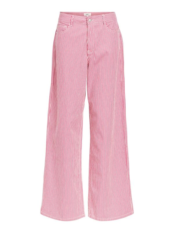 OBJECT OBJECT Дънки 'Moji'  бледорозово / естествено бяло