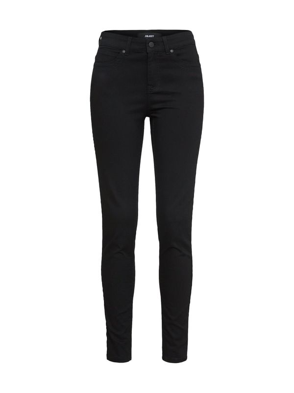 OBJECT OBJECT Дънки 'Sophie'  кафяво / черен деним