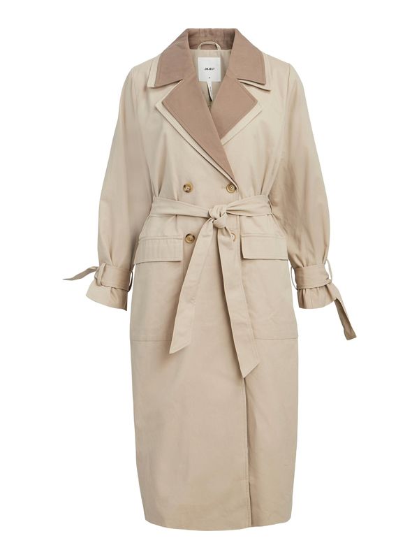 OBJECT OBJECT Преходно палто 'TESSA'  светлобежово / тъмнобежово