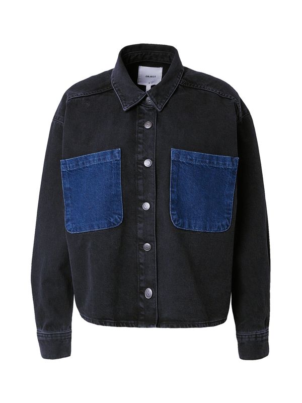 OBJECT OBJECT Преходно яке 'BEATE'  син деним / черно