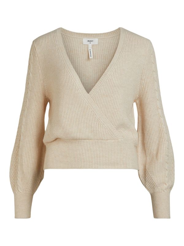 OBJECT OBJECT Пуловер 'Dea'  цвят "пясък"