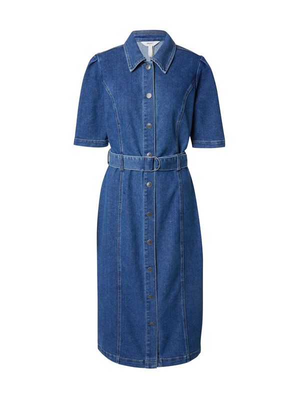 OBJECT OBJECT Рокля тип риза 'CAROL'  син деним