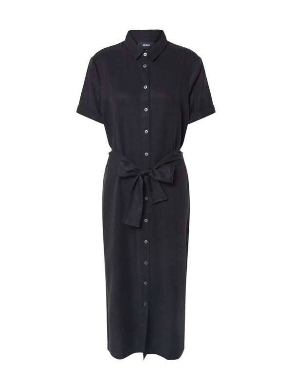 OBJECT OBJECT Рокля тип риза 'Isabella'  черно