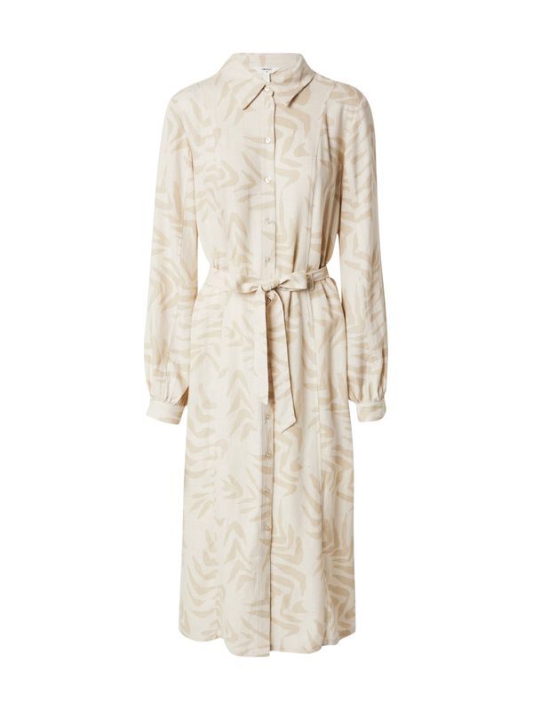 OBJECT OBJECT Рокля тип риза 'MIRA'  телесен цвят / екрю