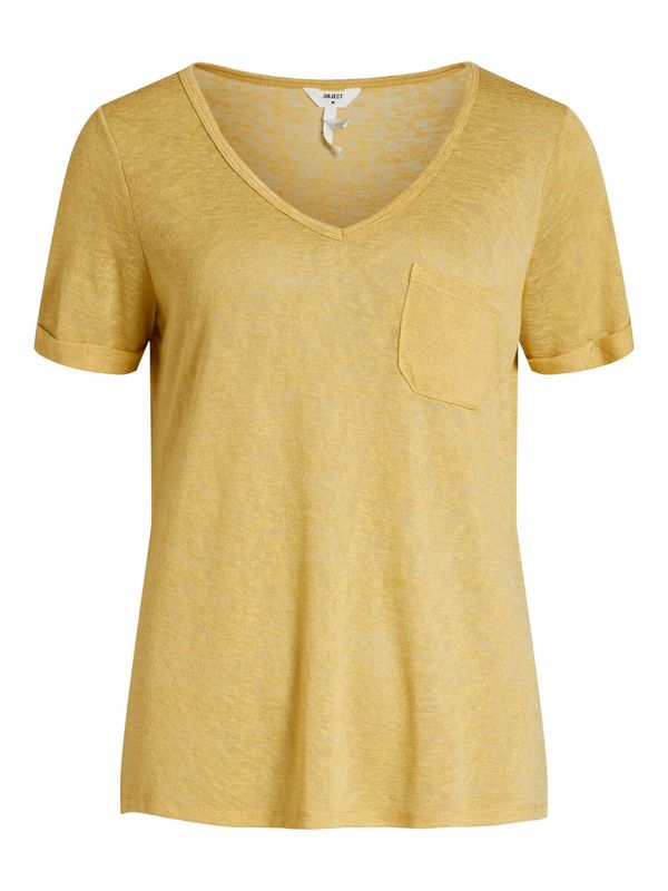 OBJECT OBJECT Тениска 'Tessi'  жълт меланж