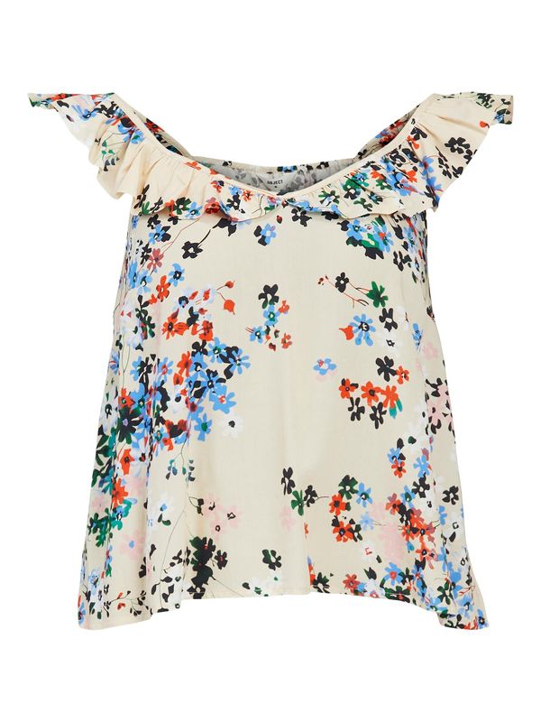 OBJECT OBJECT Топ 'Gira'  кремаво / тюркоазен / тъмнооранжево / черно