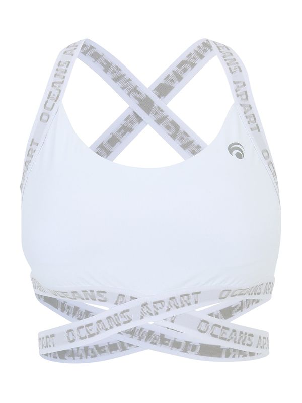 OCEANSAPART OCEANSAPART Спортен сутиен 'Joy'  сиво / бяло / мръсно бяло