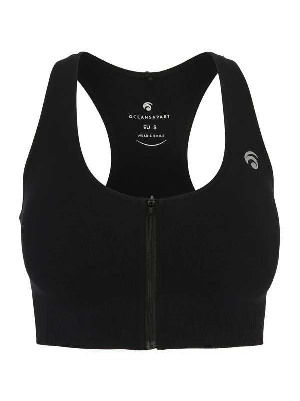 OCEANSAPART OCEANSAPART Спортен сутиен 'Nami'  черно / бяло