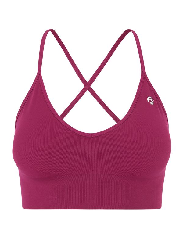 OCEANSAPART OCEANSAPART Спортен сутиен 'Soho'  боровинка / бяло