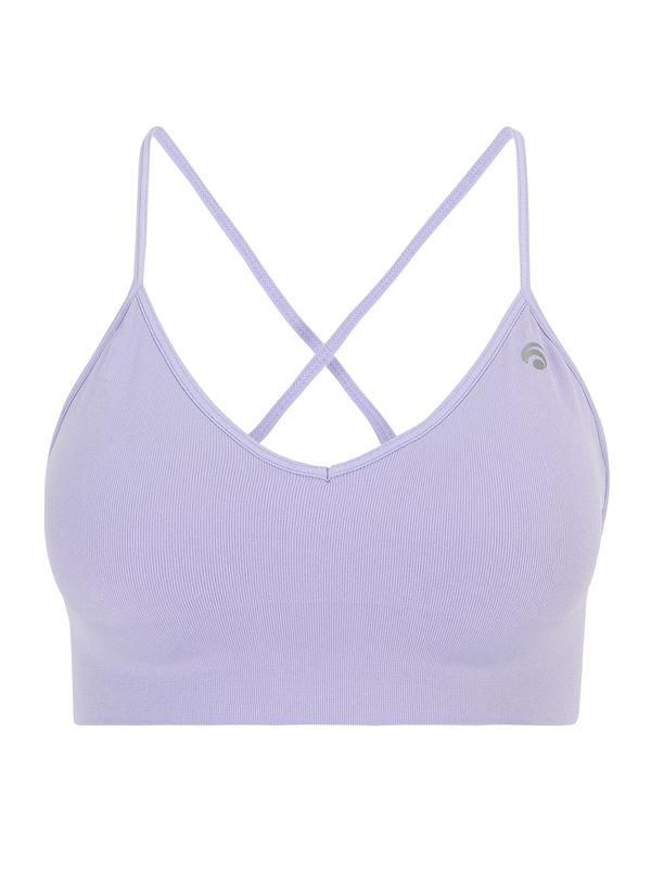 OCEANSAPART OCEANSAPART Спортен сутиен 'Soho'  сиво / светлолилаво