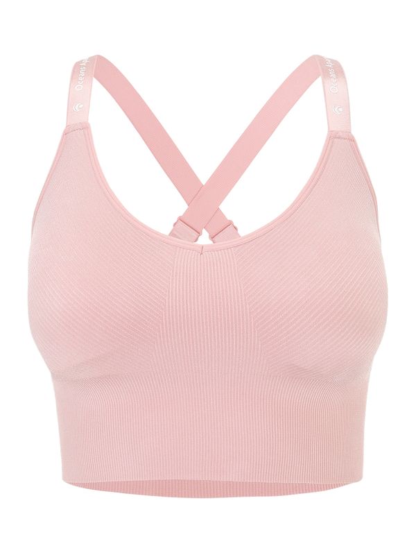 OCEANSAPART OCEANSAPART Спортен топ 'Athletic'  розе / бяло