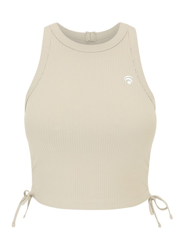 OCEANSAPART OCEANSAPART Спортен топ 'Bella'  бежово / бяло