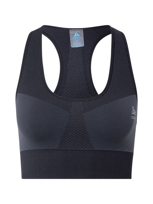 ODLO ODLO Спортен сутиен  тъмносиво / черно