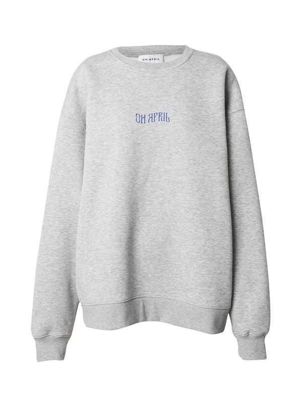 OH APRIL OH APRIL Суичър  сив меланж / лилав