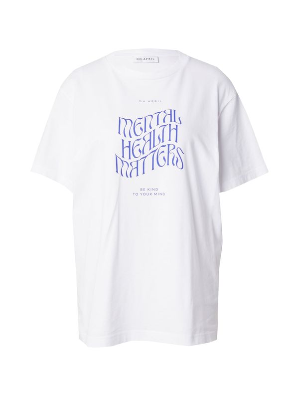 OH APRIL OH APRIL Тениска  синьо / бяло