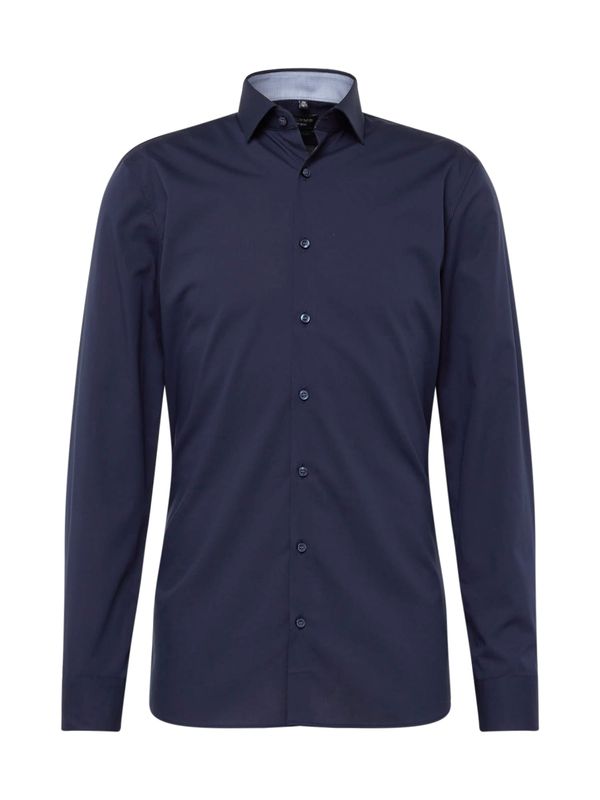 OLYMP OLYMP Бизнес риза  кобалтово синьо